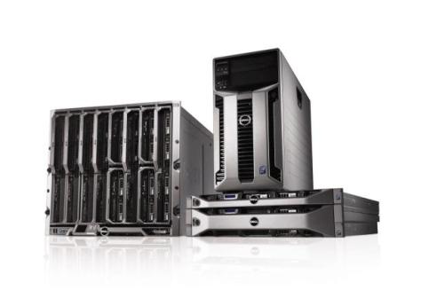 A selection of Dell servers.